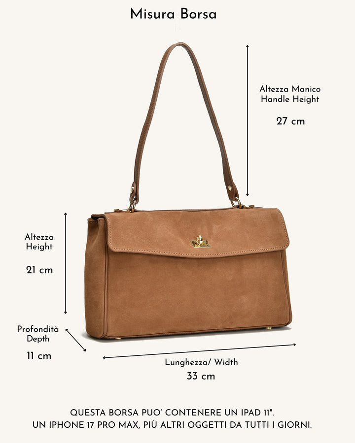 PRISCILLA SUEDE Cuoio