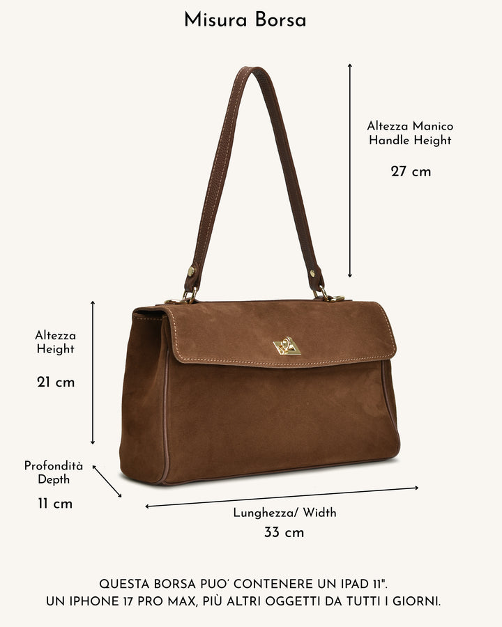 PRISCILLA SUEDE Cioccolato