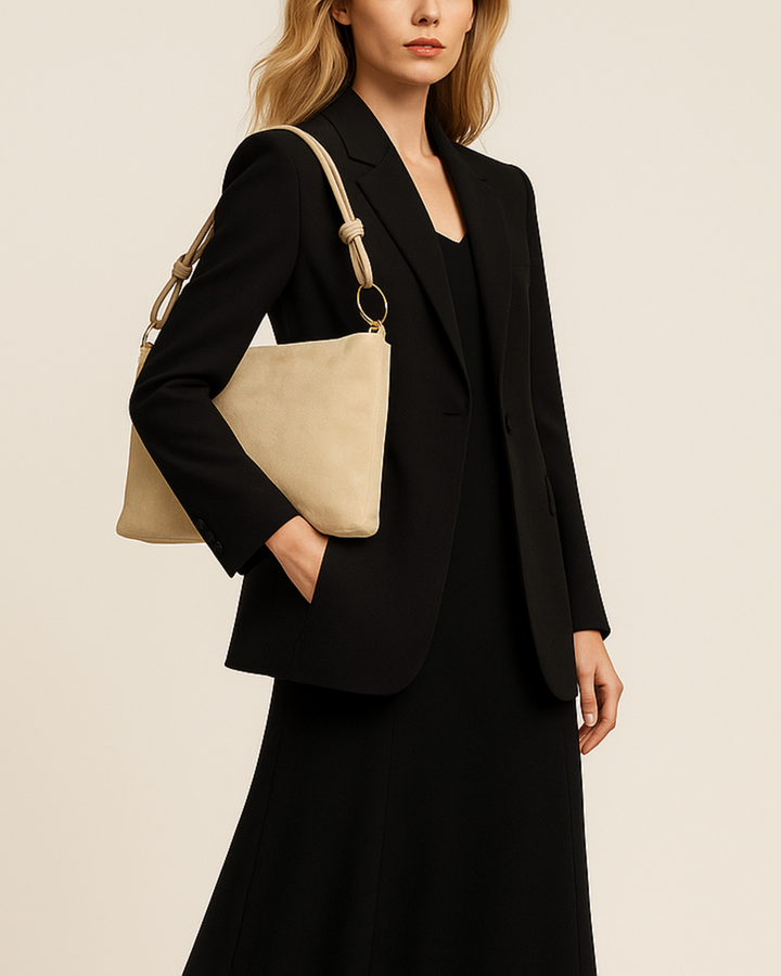 ANIA L Suede Crema