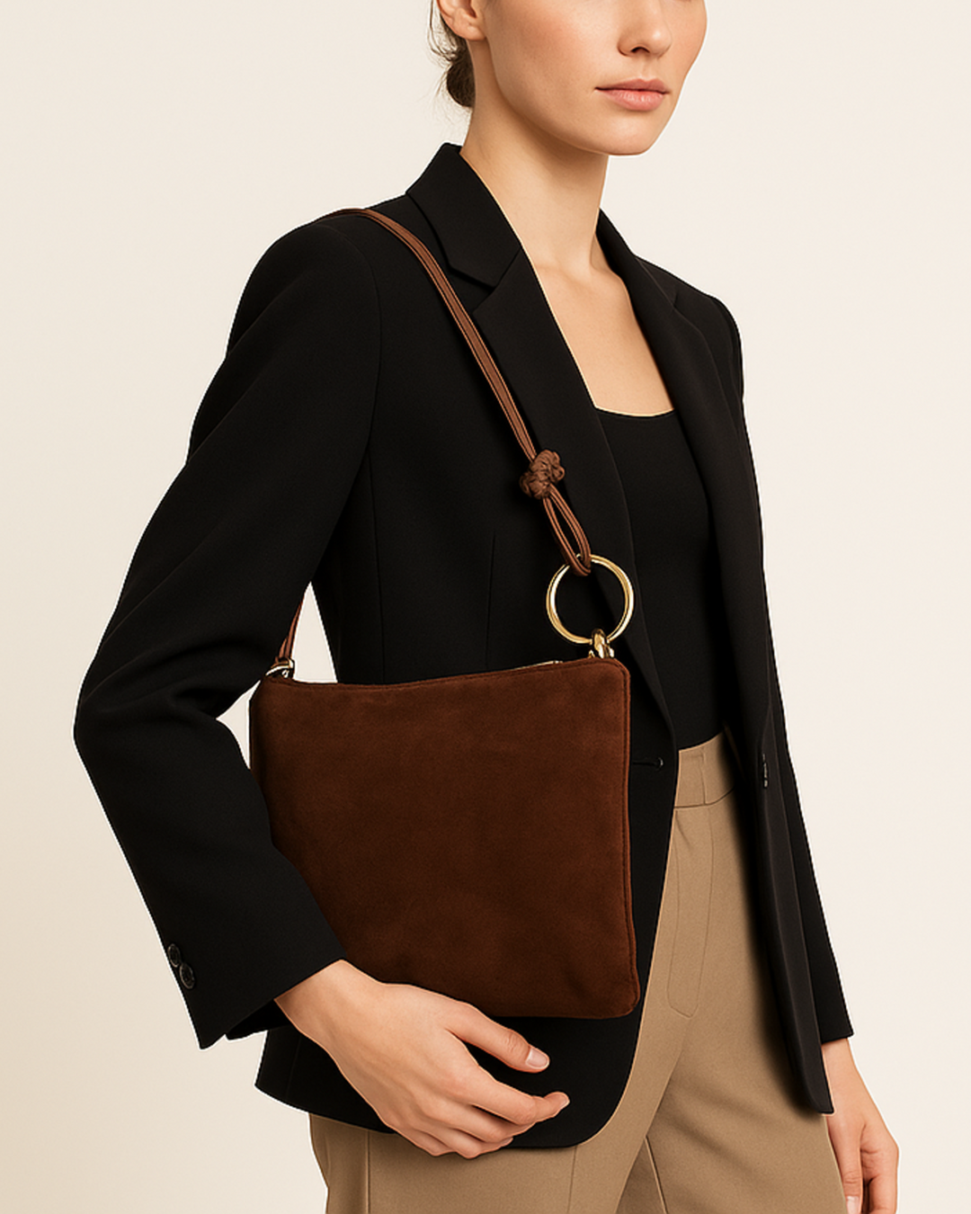 ANIA L Suede Cioccolato