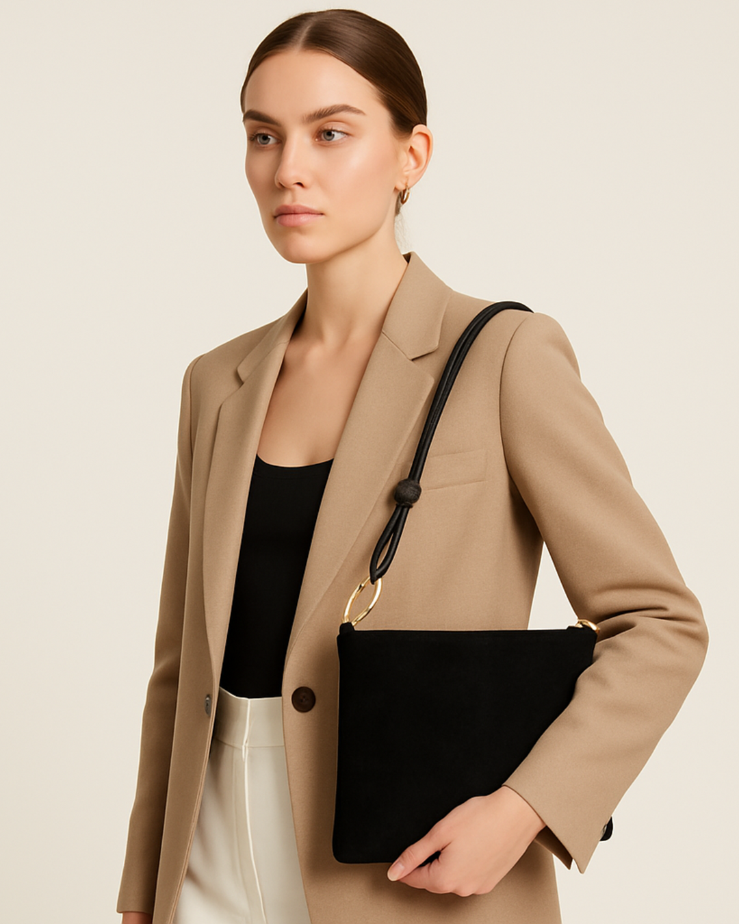 ANIA L Suede Nera