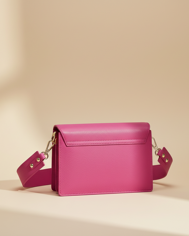 Borsa fucsia - vista posteriore