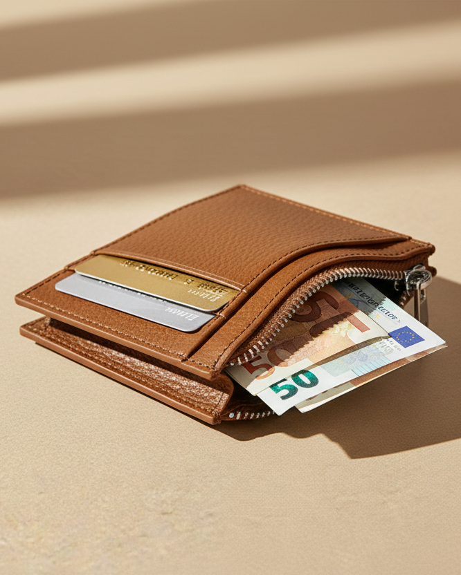 Portafoglio erica cuoio 