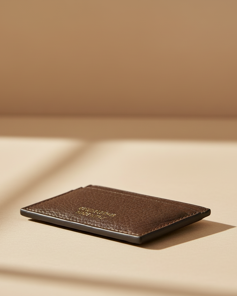 Porta carte testa di moro