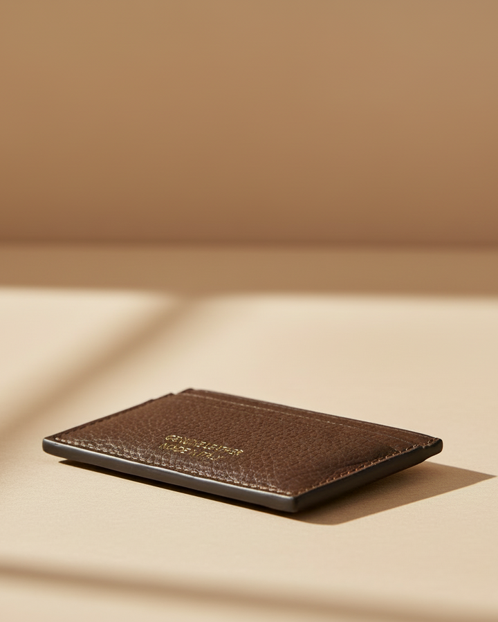 Porta carte testa di moro