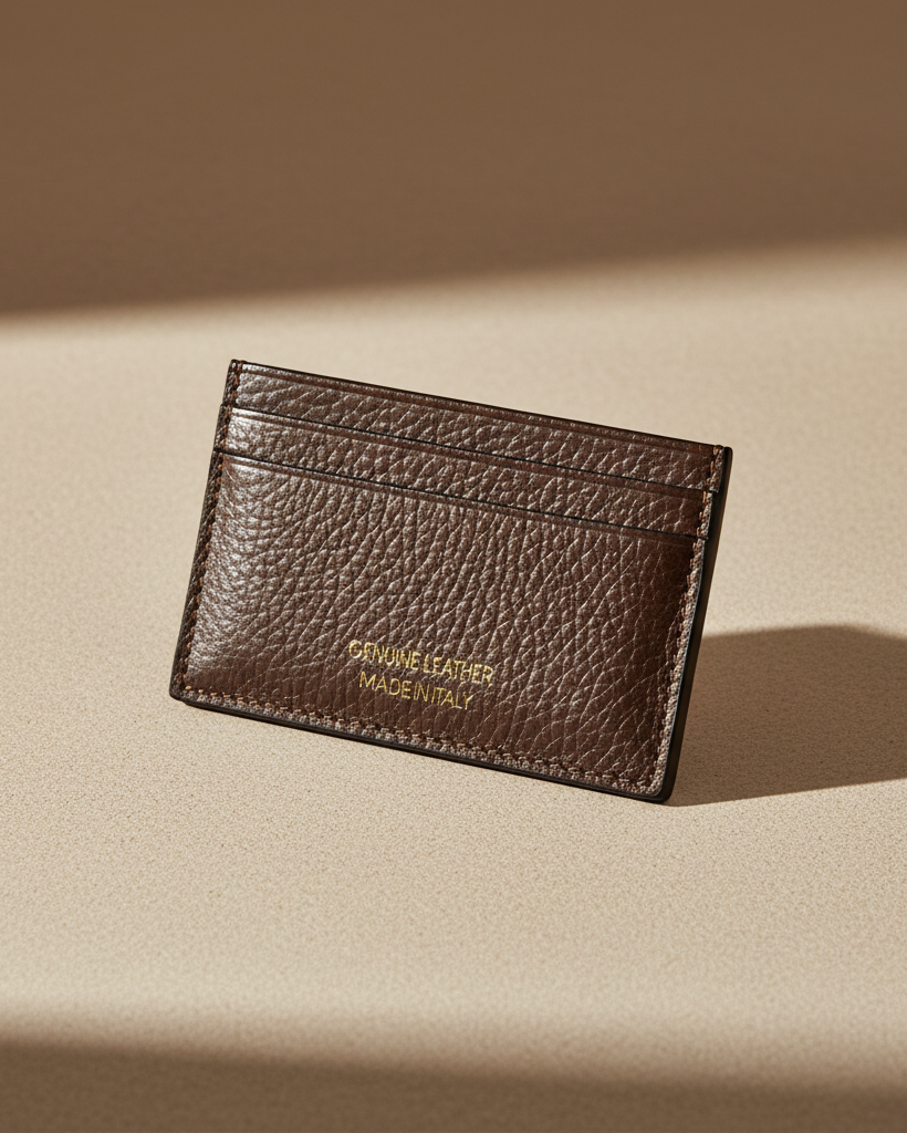 Porta carte testa di moro