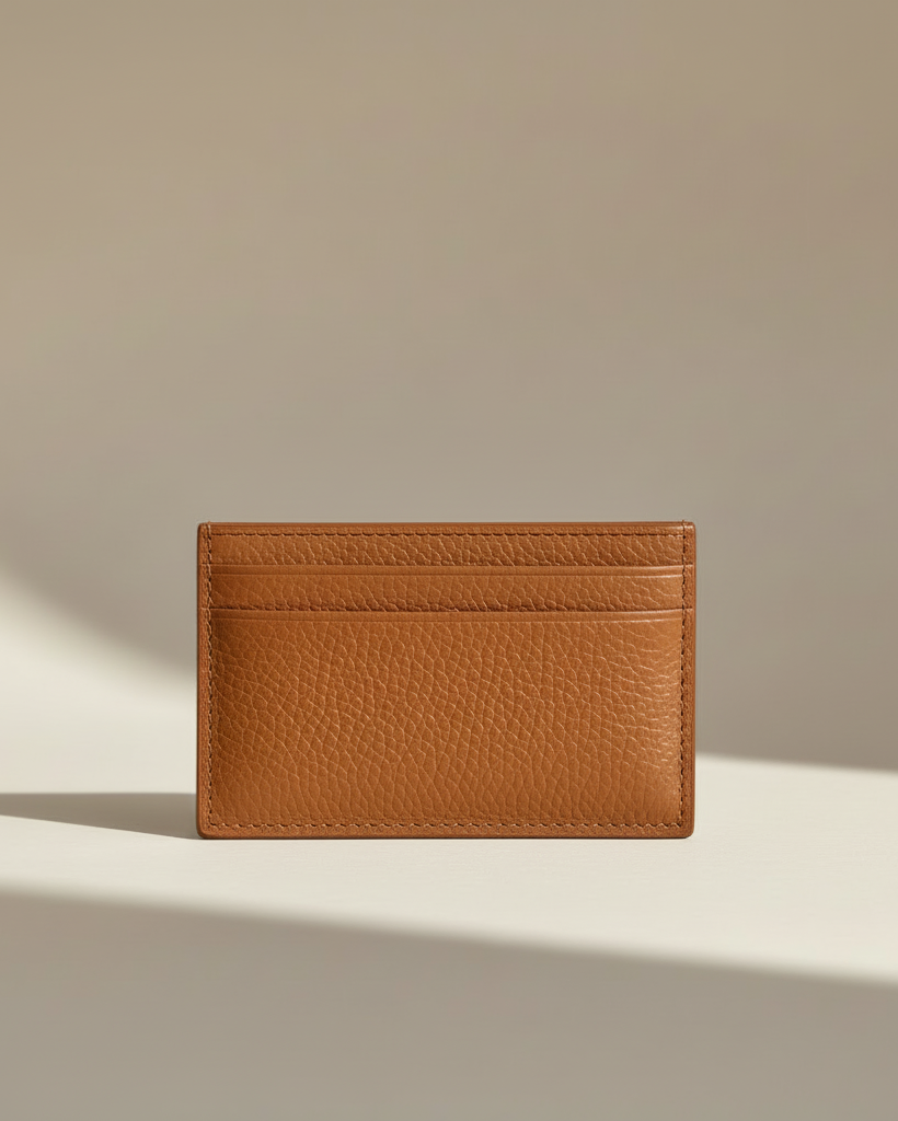 Porta carte vista cuoio