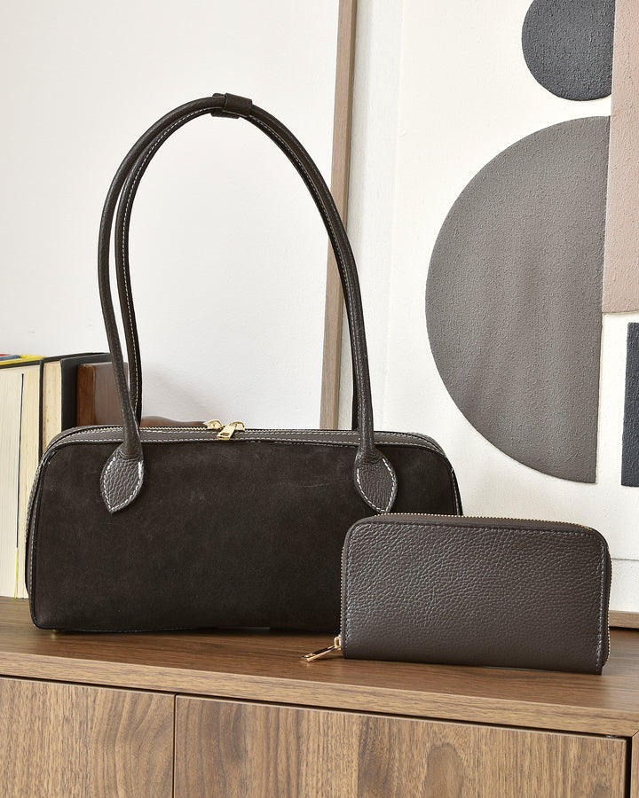 SET Cristine Testa di moro + Zip L Testa di moro