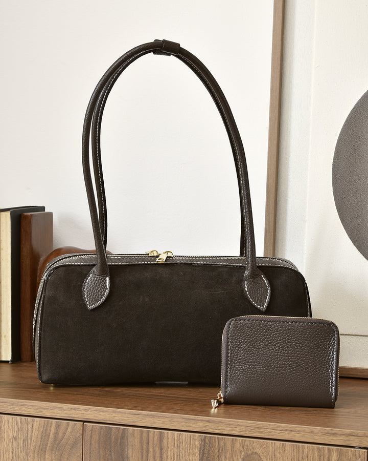 SET Cristine Testa di moro + Zip S Testa di moro