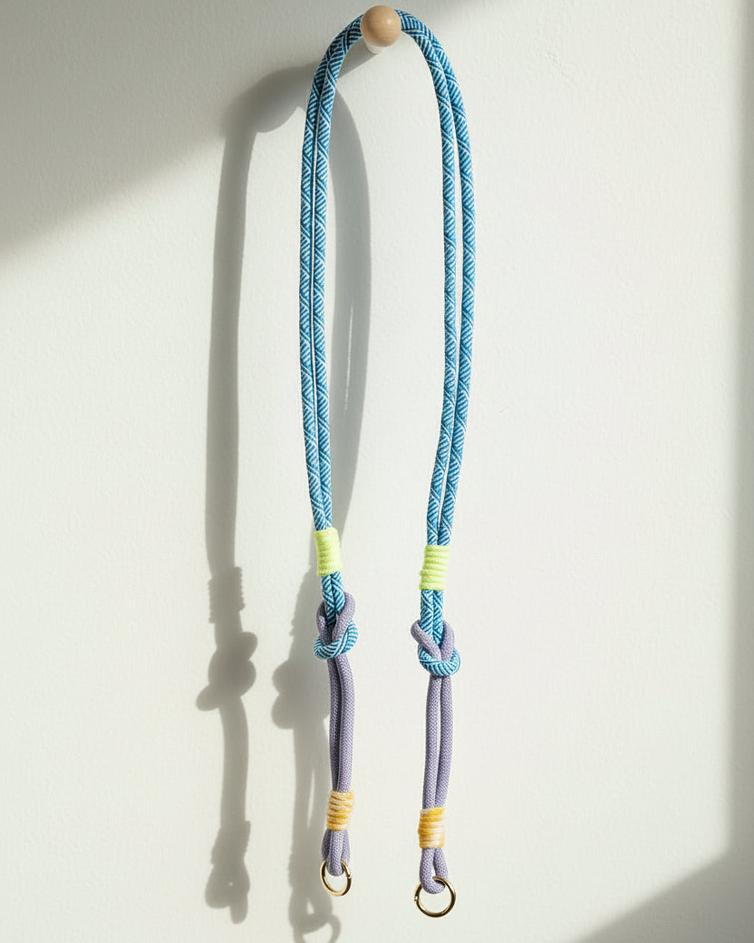 Tracolla Blu-Lilla