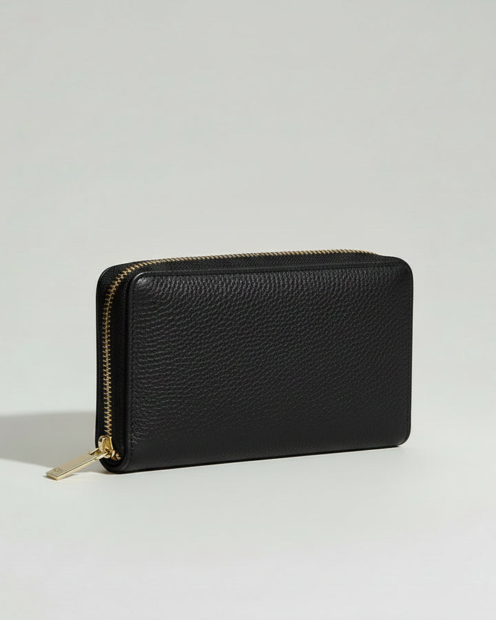 Portafoglio Zip L Nero